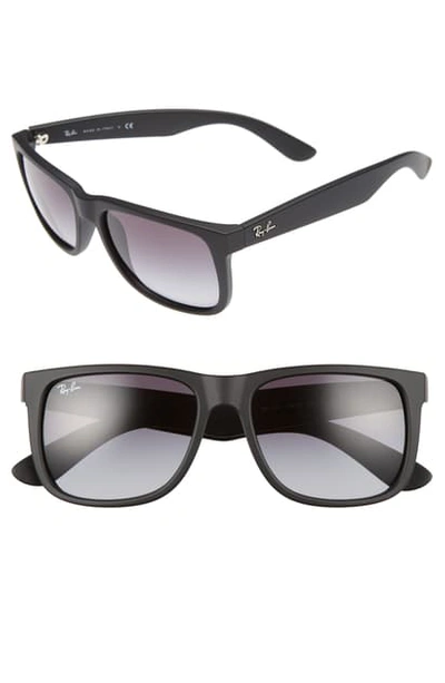 Shop Ray Ban Youngster 54mm Sunglasses In Black/ Black
