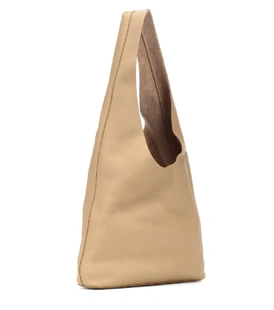 Shop The Row Bindle Three Leather Tote In Beige