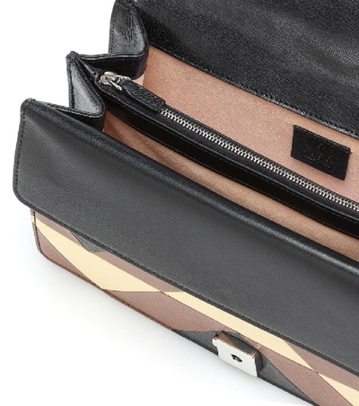Shop Gucci Dionysus Medium Leather Shoulder Bag In Brown