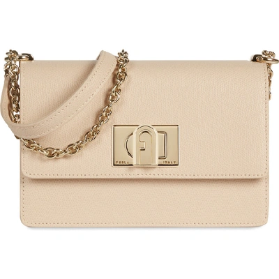 Furla 1927 Mini Leather Shoulder Bag Color Azalea In Ballerina I (pink)