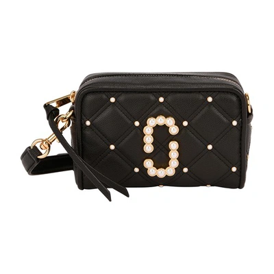Shop Marc Jacobs The The Softshot 17 Crossbody Bag In Black