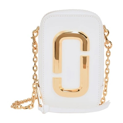 Shop Marc Jacobs The The Hot Shot Crossbody Bag In Brilliant White