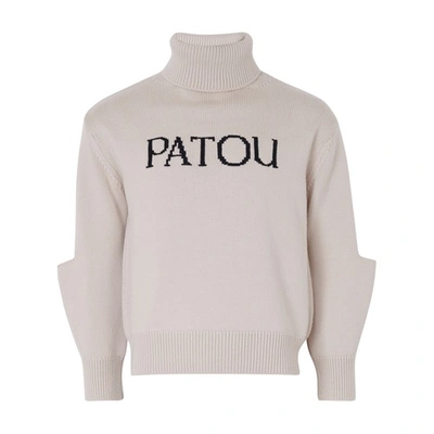 Shop Patou Logo Sweater In Chestnut