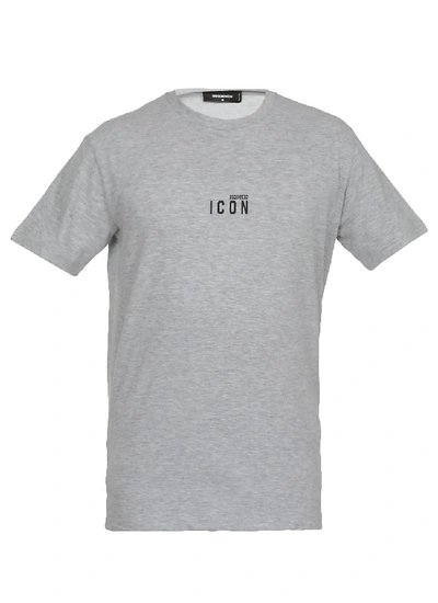Shop Dsquared2 Mini Icon T-shirt In Grey