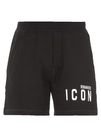 Shop Dsquared2 Icon Shorts In Black