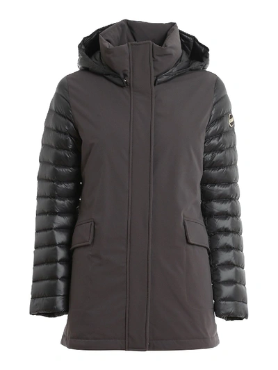 Shop Colmar Originals Quilted Sleeves Puffer Jacket In Grey