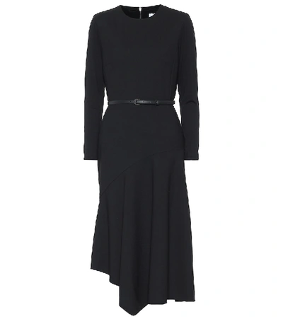 Shop Max Mara Giulio Belted Midi Dress In Black