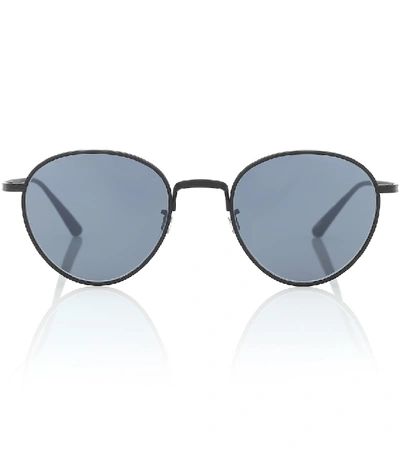 Shop The Row X Oliver Peoples Brownstone 2 Round Sunglasses In Black