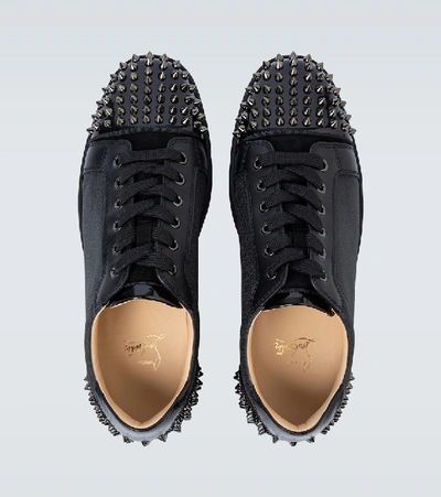 Shop Christian Louboutin Seavaste 2 Sneakers In Black