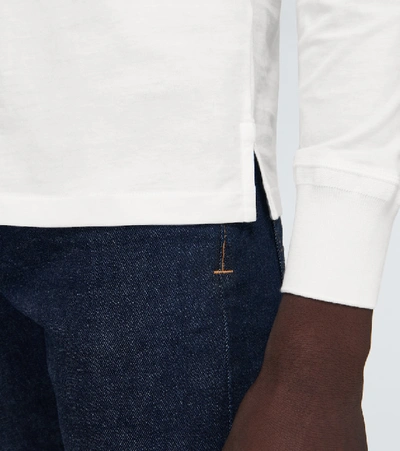 Tom Ford Ribbed Texture Short Sleeves In White