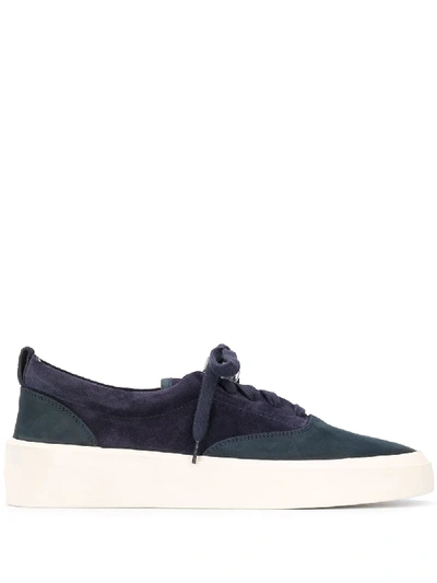 Shop Fear Of God Sun Toggle-lace Trainers In Blue