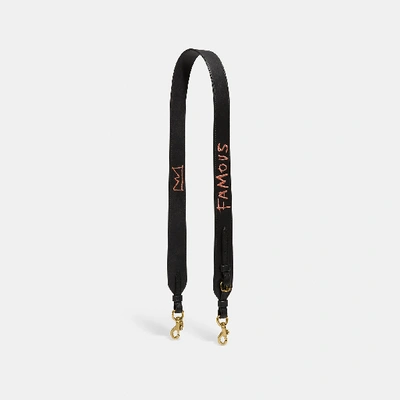 Shop Coach X Jean-michel Basquiat Strap ® - Women's In Brass/black