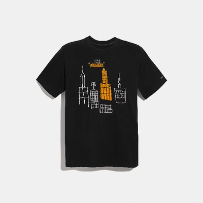 Shop Coach X Jean-michel Basquiat T-shirt In Black