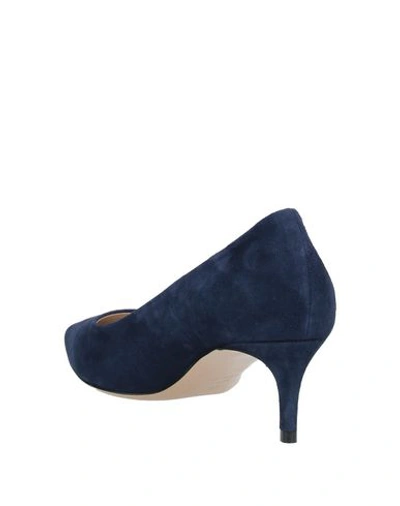 Shop Deimille Woman Pumps Slate Blue Size 6 Soft Leather