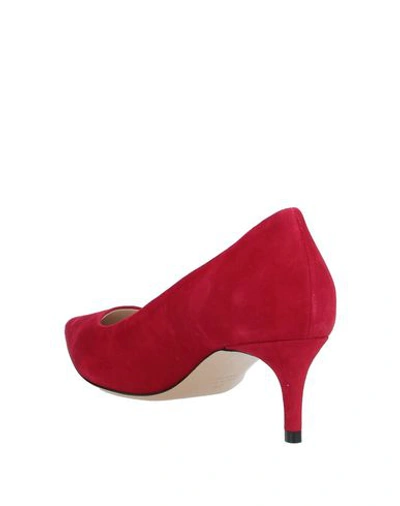 Shop Deimille Woman Pumps Red Size 8 Soft Leather