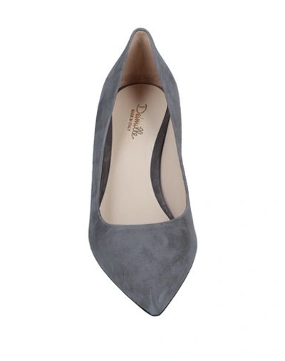 Shop Deimille Pumps In Steel Grey