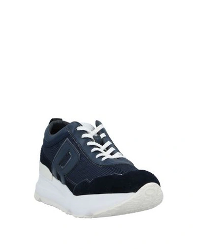 Shop Ruco Line Rucoline Woman Sneakers Midnight Blue Size 6 Soft Leather, Textile Fibers
