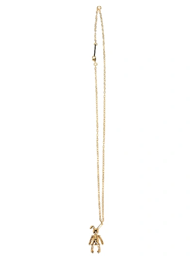 Shop Ambush Bunny Charm Necklace In All Gold