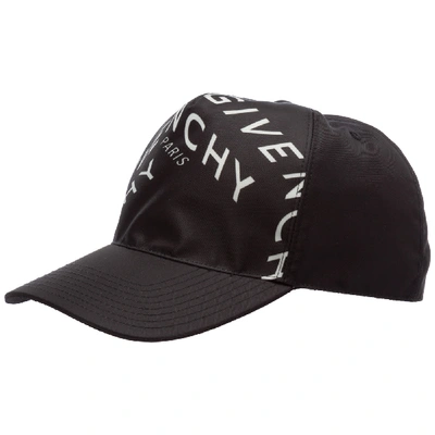 Shop Givenchy Logo Baseball Cap In Nero