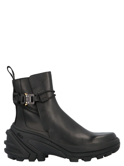 Shop Alyx 1017  9sm Buckle Chelsea Boot With Fixed Skx Sole Shoes In Black