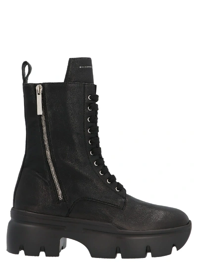 Shop Giuseppe Zanotti Apocalypse Shoes In Black