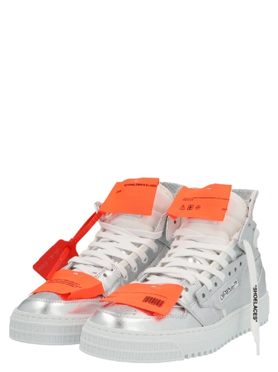 Shop Off-white Off Court Metallic 3.0 Shoes In Silver