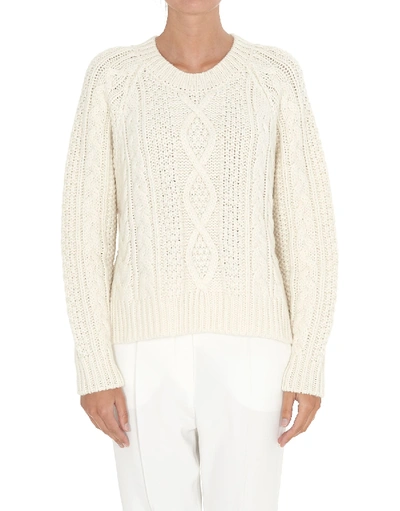 Shop P.a.r.o.s.h Lively Sweater In Beige