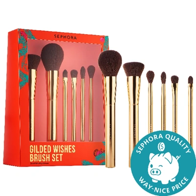 Shop Sephora Collection Gilded Wishes 6 Piece Brush Set