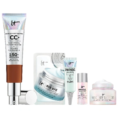 Shop It Cosmetics Cc+ Cream With Spf 50+ Value Set Deep