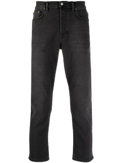Acne Studios River Used Slim-fit Jeans In Black | ModeSens