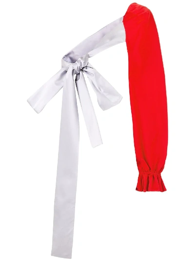 Shop Undercover Single Sash Poet Sleeve In Red