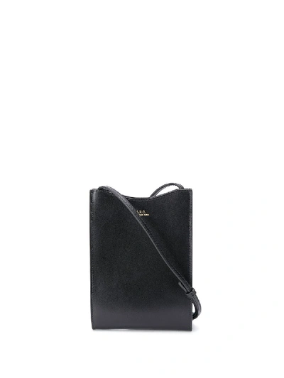 Shop Apc Crossbody Satchel Bag In Black