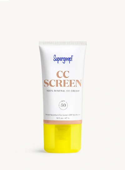 Shop Supergoop Cc Screen 100% Mineral Cc Cream Spf 50 306w / 1.6 Fl. Oz. !
