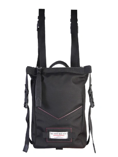 Shop Givenchy Mini Backtown Black Leather Backpack