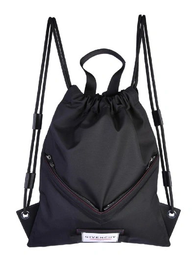 Shop Givenchy Downtown Black Nylon Backpack