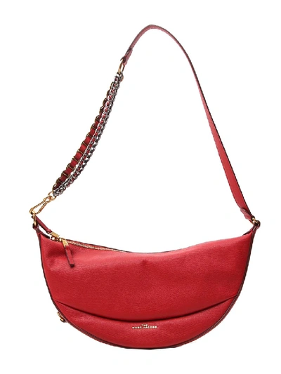 Shop Marc Jacobs The Eclipse Red Leather Shoulder Bag