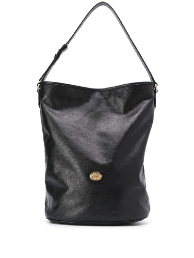 Shop Gucci Black Leather Shoulder Bag