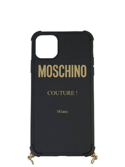 Shop Moschino Black Pvc Cover