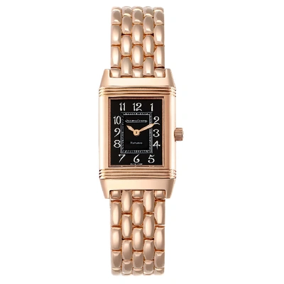 Shop Jaeger-lecoultre Reverso Rose Gold Ladies Watch 260.2.86 Box Papers In Not Applicable