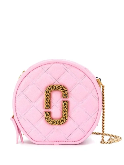 Shop Marc Jacobs Status Pink Leather Shoulder Bag