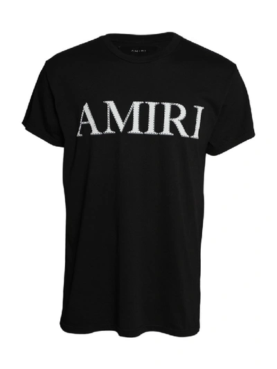 Shop Amiri Stitch  T-shirt In Black