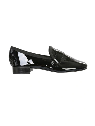 Shop Repetto Michael Black Patent Leather Loafers