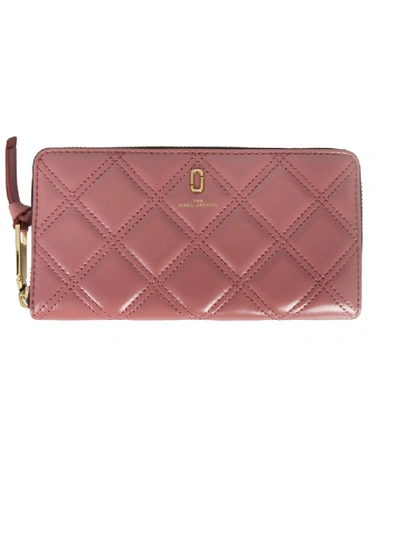 Shop Marc Jacobs Pink Leather Wallet