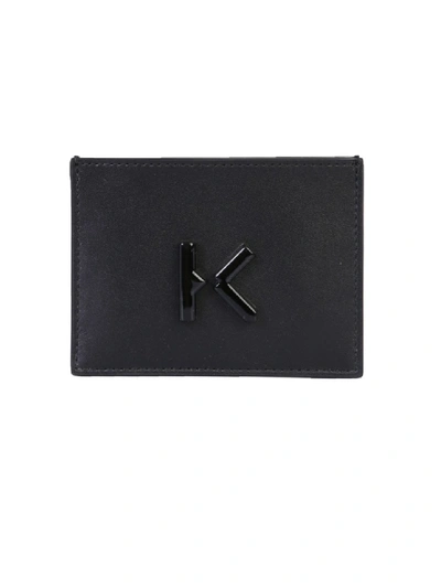 Shop Kenzo Black Leather Card Holder