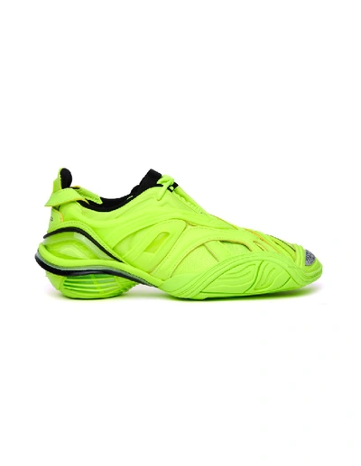 Shop Balenciaga Tyrex Neon Yellow Sneakers In Green