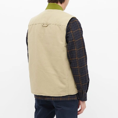 Shop Aimé Leon Dore Reversible Quilted Vest In Brown