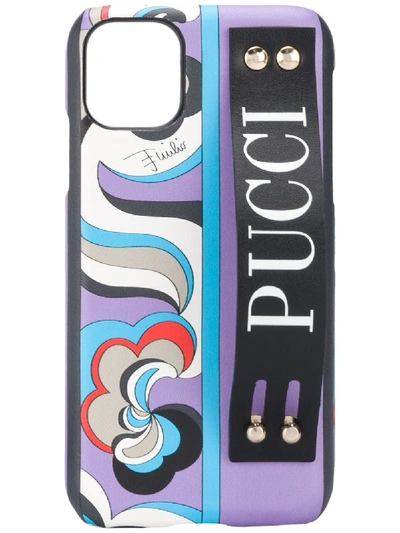 Shop Emilio Pucci X Koché Strap Iphone 11 Phone Case In Black