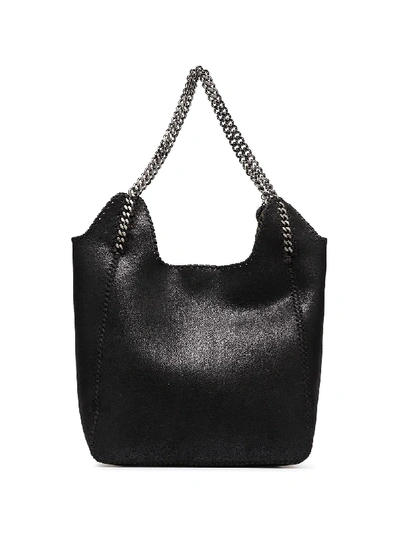 Shop Stella Mccartney Large Falabella Tote Bag In Black