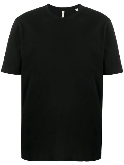 Shop Sunflower Crew Neck T-shirt In Black