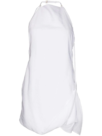 Shop Jacquemus La Robe Figuerolles Dress In White